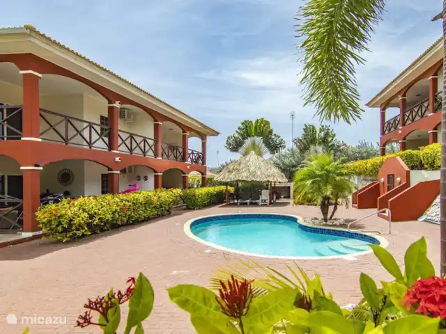 Nos Dushi Seru Hulanda en Curazao, Curazao Centro, Abrahamsz - apartamento La piscina y el apartamento están justo arriba