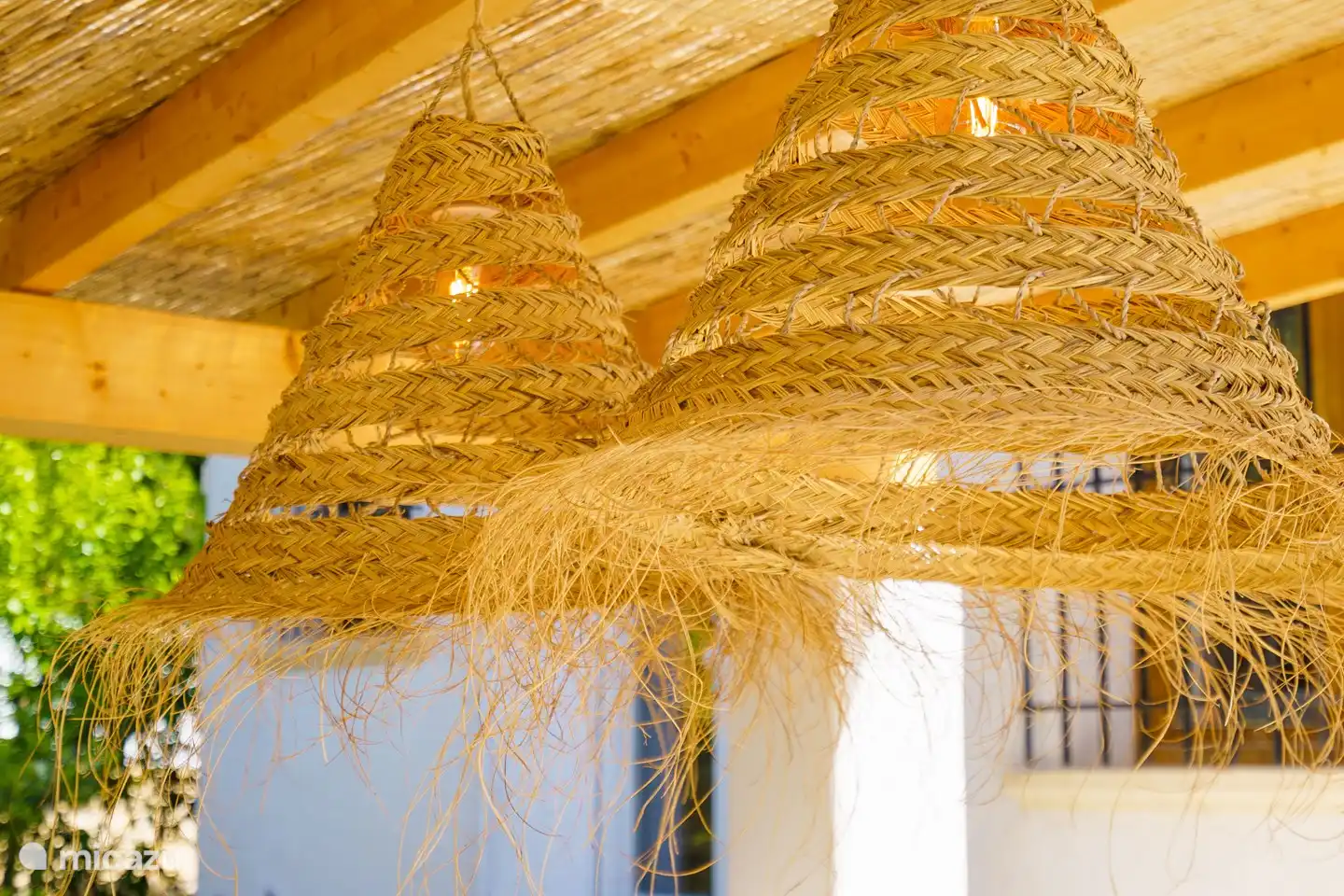 Las lámparas de la cocina al aire libre