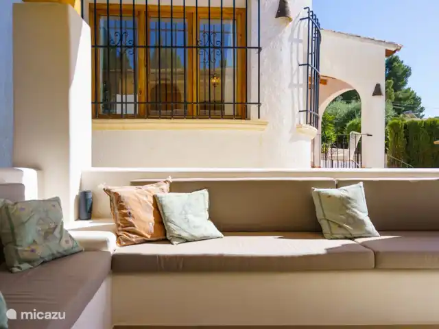 Villa Casa Calme - 700m van dorp huren in Spanje, Costa Blanca, Moraira - villa Bank in buitenkeuken