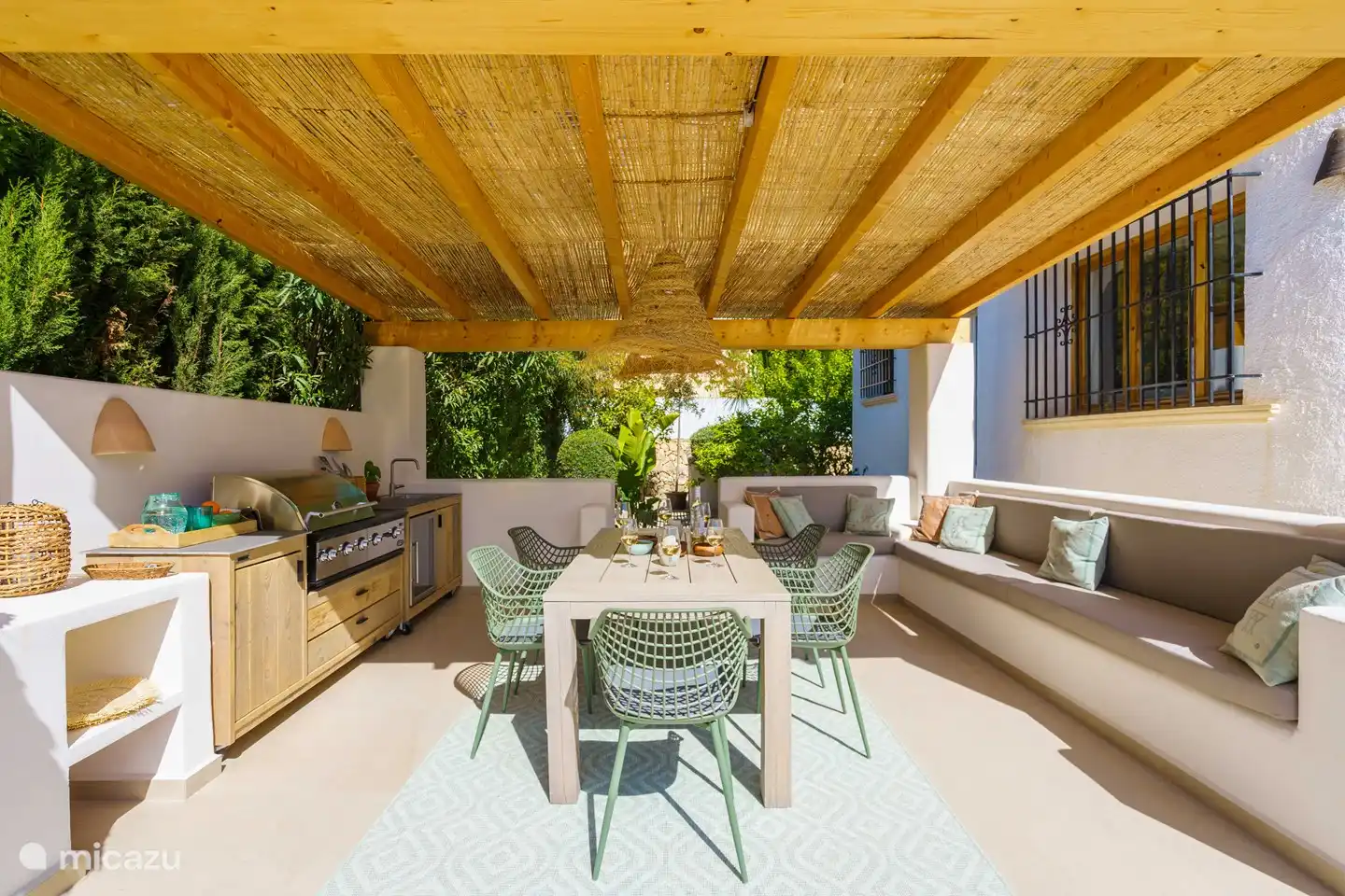 la cocina al aire libre