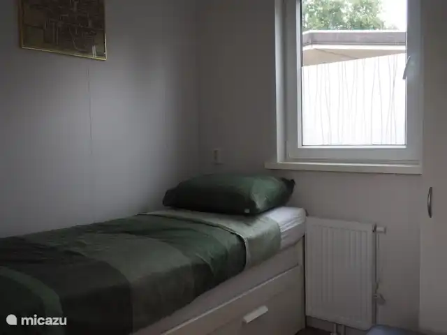 Chalet de luxe Wielewaal, parc IJsvogel | Pays-Bas, Gueldre, Voorthuizen - chalet Dans la 2ème chambre, un lit simple qui est étendu à 2 personnes lorsque 4 personnes restent.