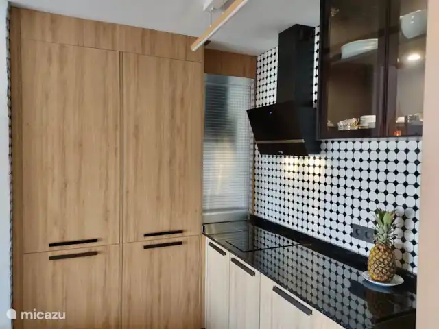 Location de Vacances Espagne, Andalousie, Casares, appartement - Appartement de luxe au bord de la mer cuisine avec réfrigérateur intégré et lave-linge