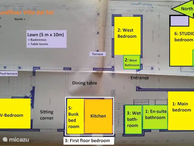 Villa del Sol - Entre Tu y Yo huren in Spanje, Costa del Sol, Benalmádena - villa Maximale privacy: alle slaapkamers zijn gescheiden van elkaar door een gang of andere kamer.