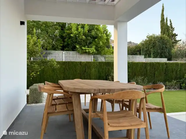 Location de Vacances Espagne, Costa Blanca, Jávea, villa - Villa Strelitzia Mobilier de patio de luxe pour 8 personnes.