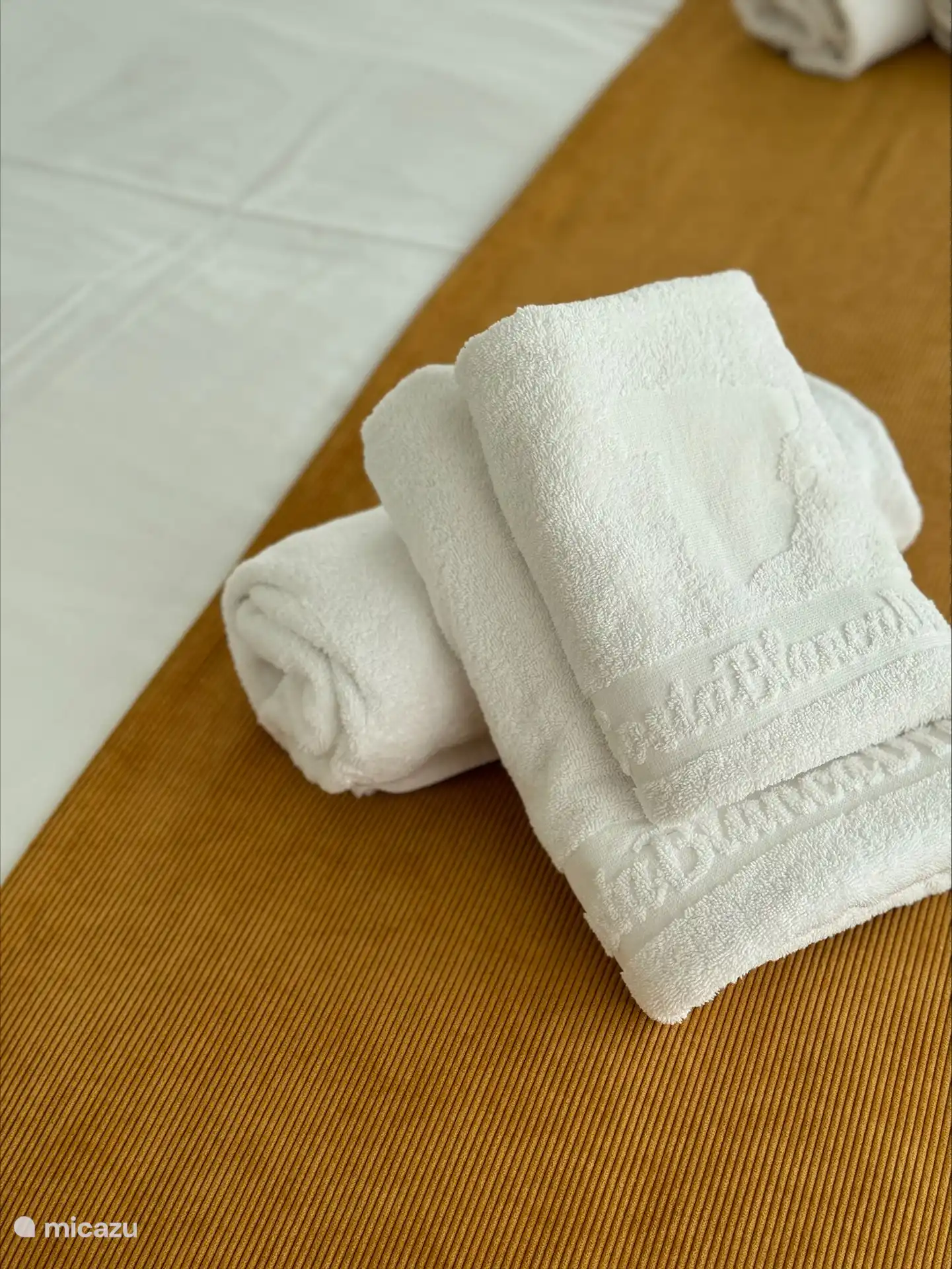 Linge de bain de luxe. 