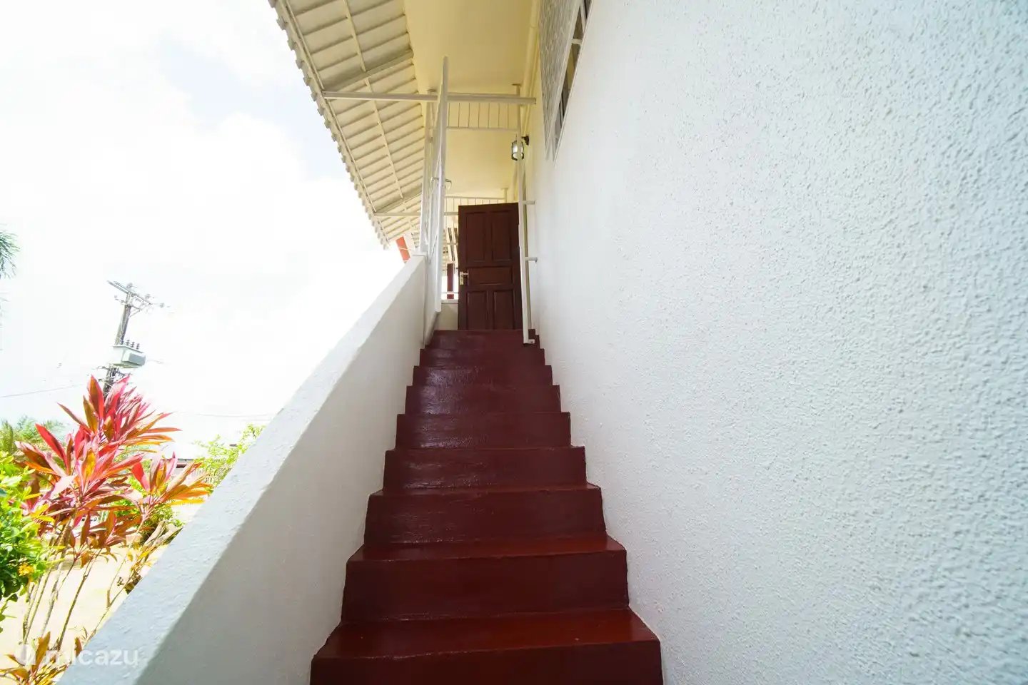 The stairs to the apartment