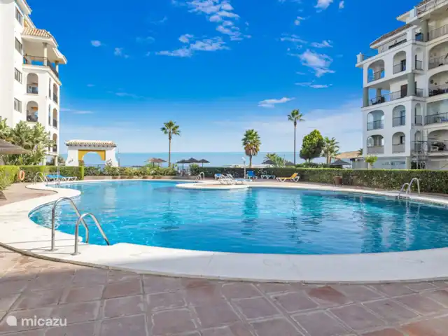 Experiencia de playa en la Costa del Sol en España, Costa del Sol, Manilva - apartamento una de las 4 piscinas