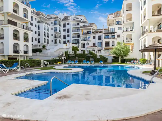 Experiencia de playa en la Costa del Sol en España, Costa del Sol, Manilva - apartamento otra piscina