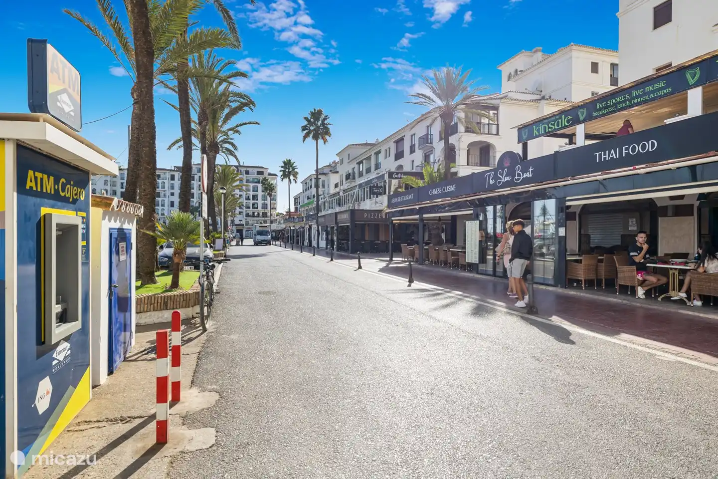 viele Möglichkeiten zu essen oder einfach nur etwas zu trinken