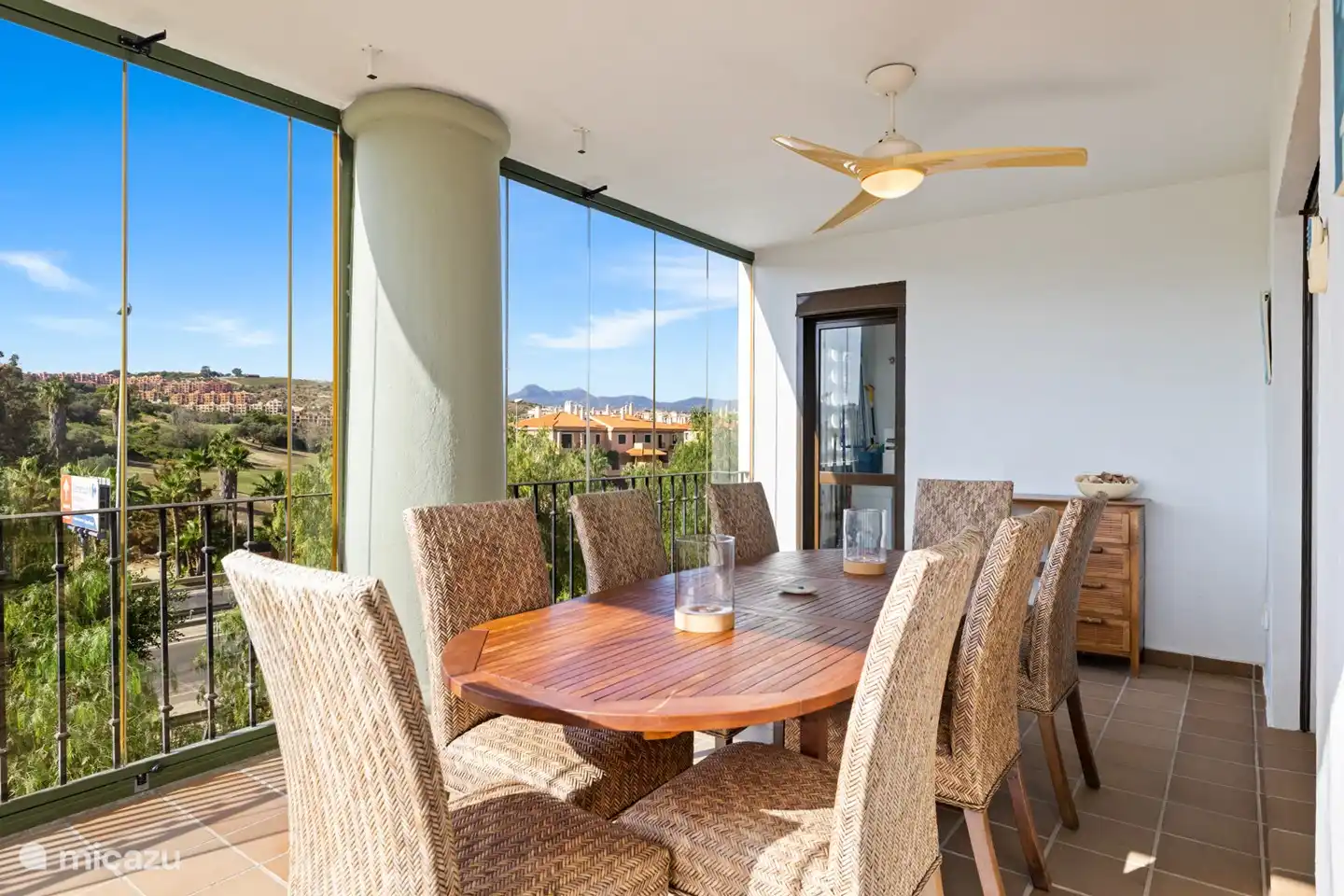 Blick auf den Golfplatz