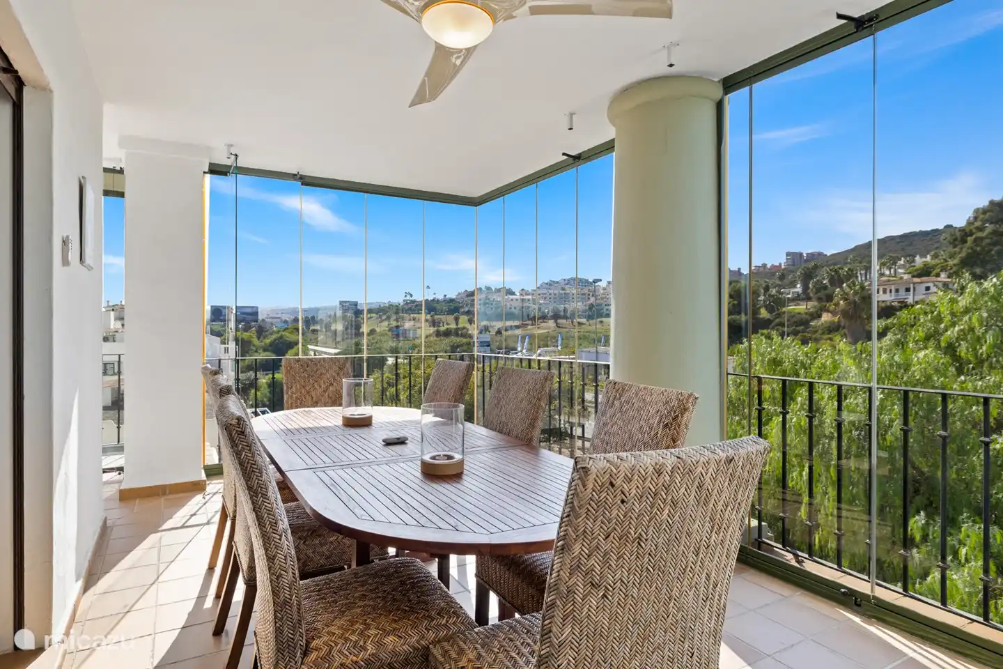 mit schöner Aussicht