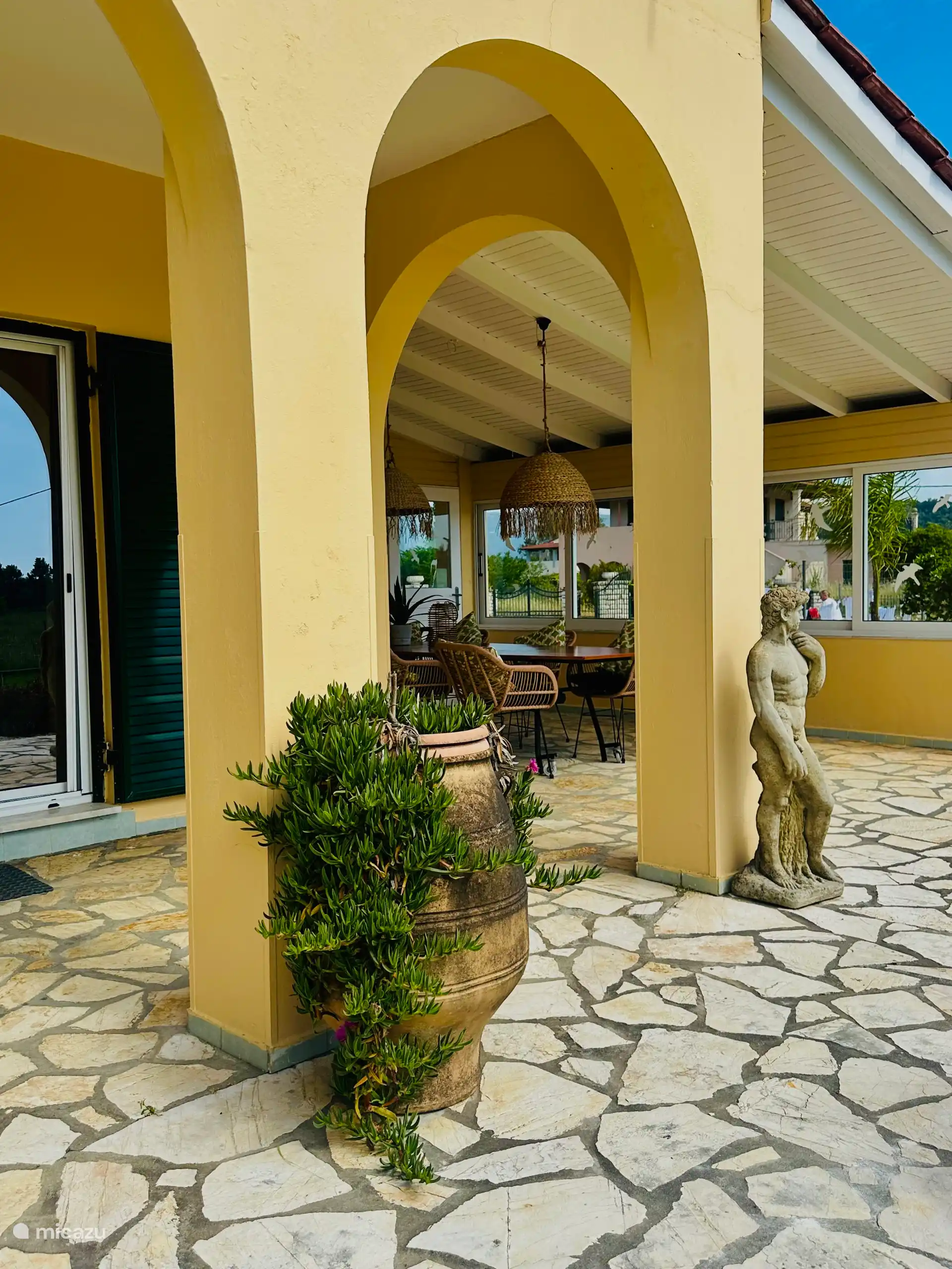 Überdachte Verranda