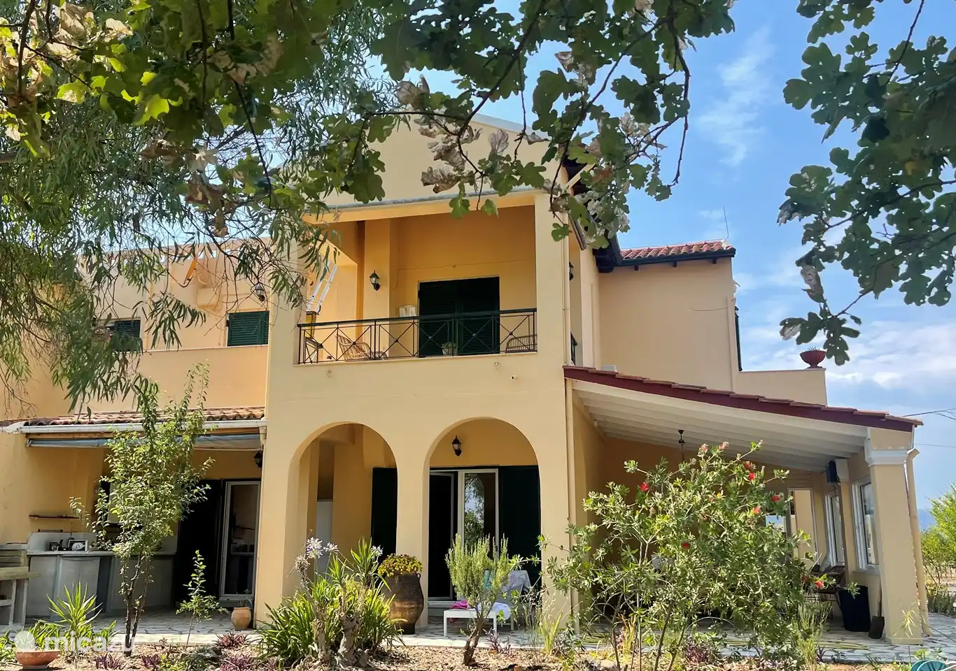 Rückseite des Hauses