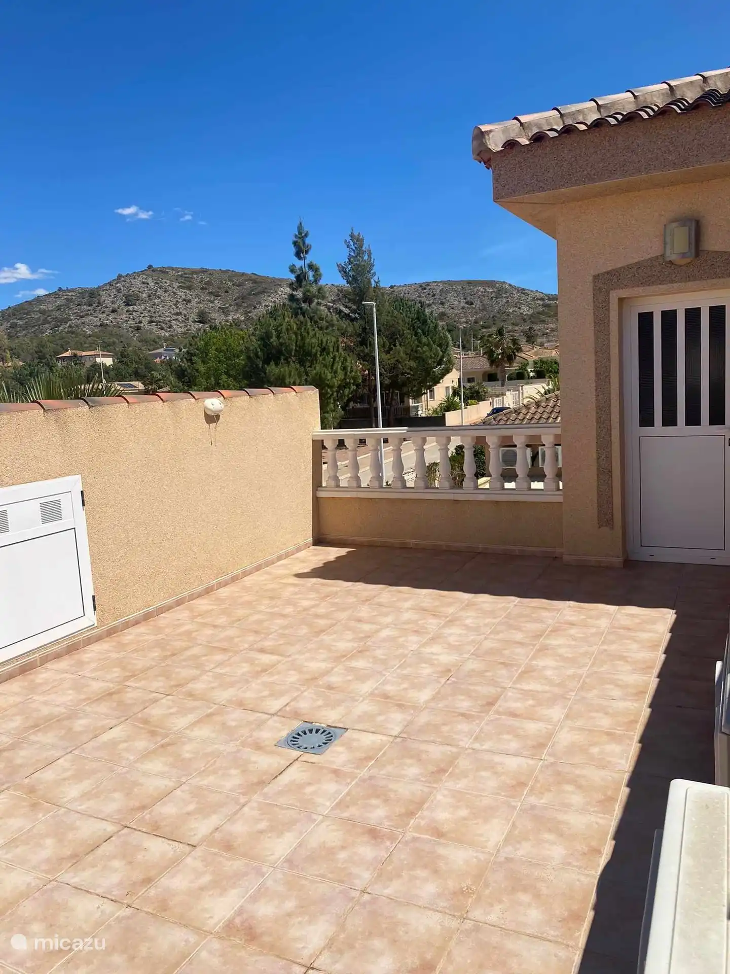 La terrasse sur le toit