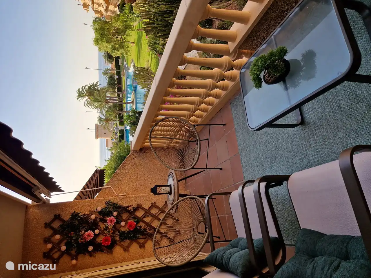 Terrasse von Casa Jayna.