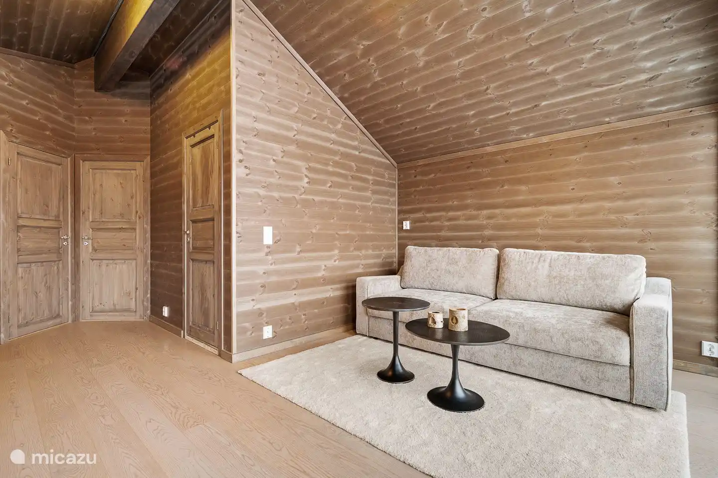 Woonkamer 2 boven met slaapkbank