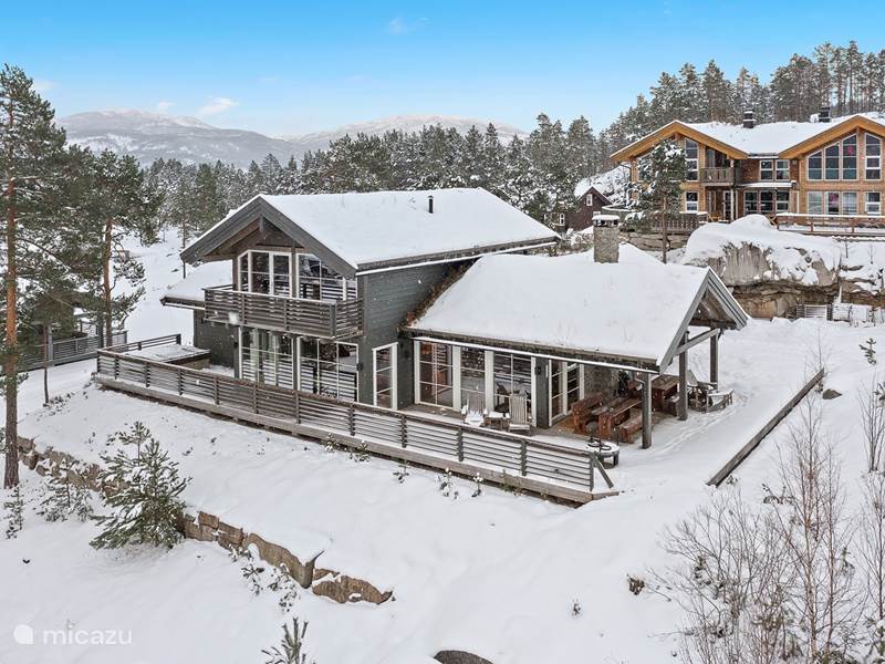 Vakantiehuis Noorwegen, Telemark, Vradal Vakantiehuis Luxe familie hytte in de bergen