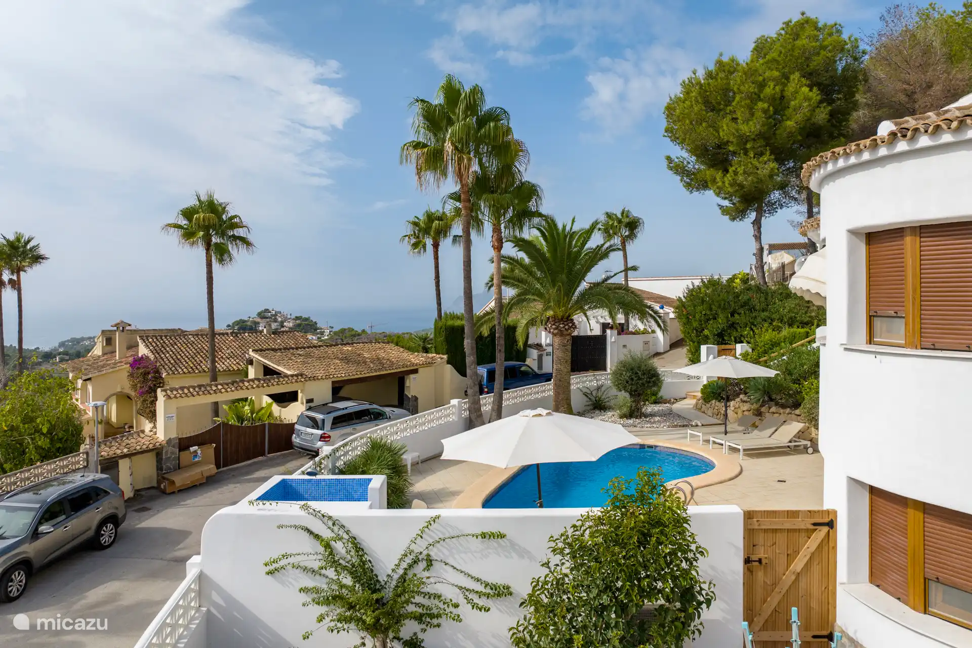 Panoramablick auf das Meer