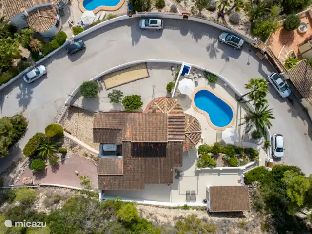 Villa El Escondrijo | Espagne, Costa Blanca, Moraira - villa Vue de dessus de la maison de vacances