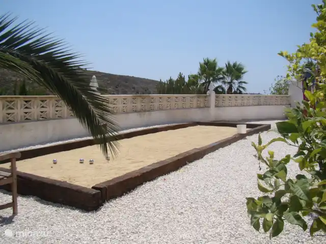 Villa El Escondrijo | Espagne, Costa Blanca, Moraira - villa terrain de pétanque dans la cour avant