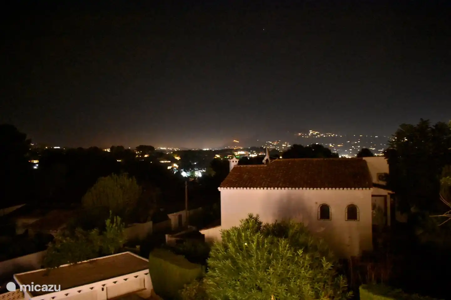 Abendansicht von der obersten Etage.