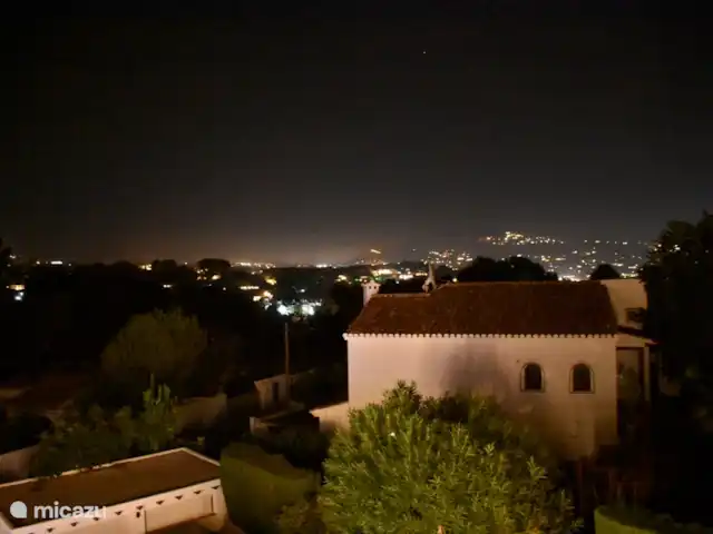 Villa Ayala avec piscine privée | Espagne, Costa Blanca, Moraira - villa Vue du soir du dernier étage.