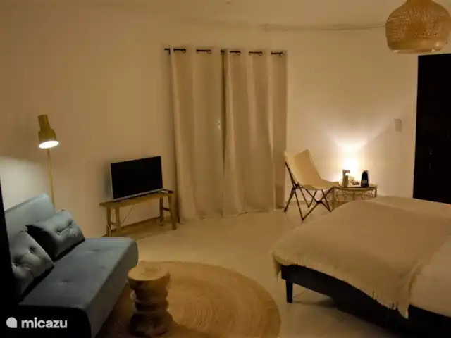 Villa Ayala avec piscine privée | Espagne, Costa Blanca, Moraira - villa Chambre spacieuse au rez-de-chaussée avec canapé-lit.