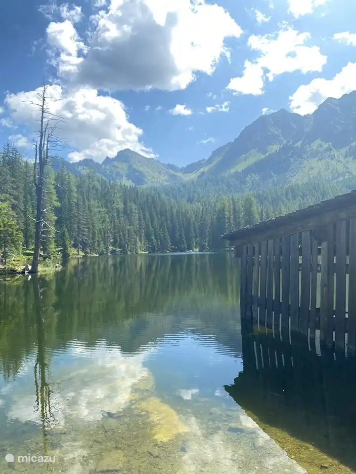 Het meer bij de Taurnkaralm (Untertauern)