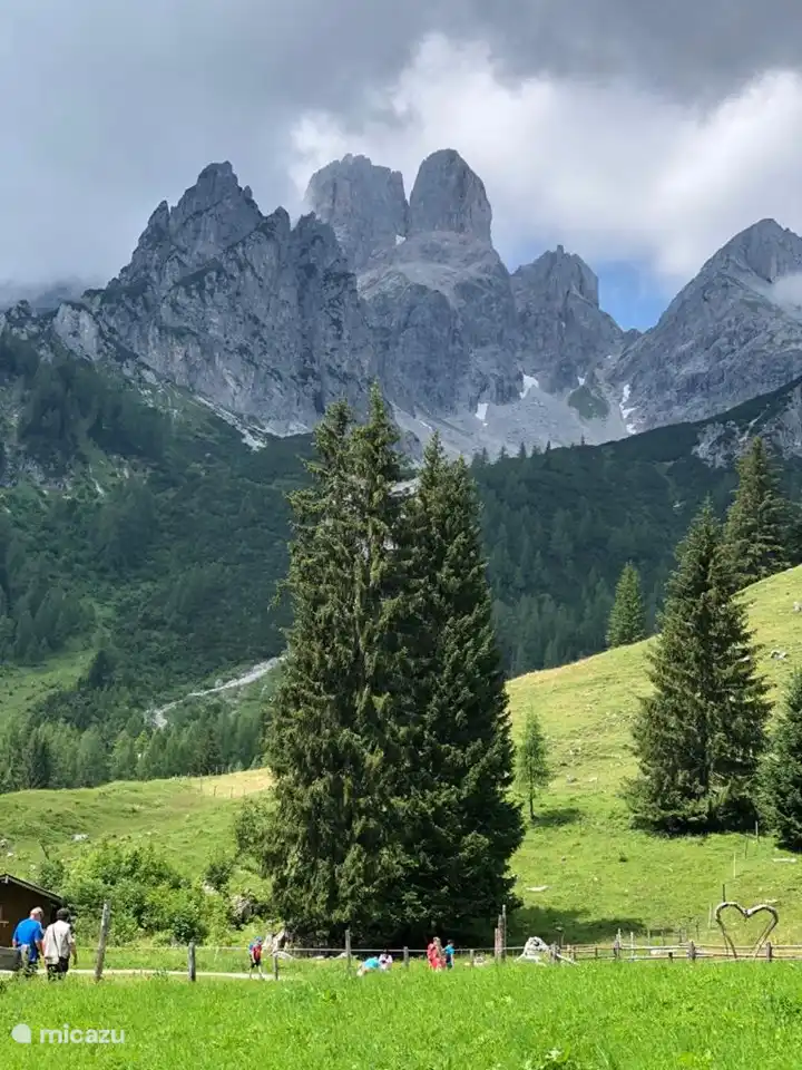Omgeving: uitzicht op de Bischofsmütze