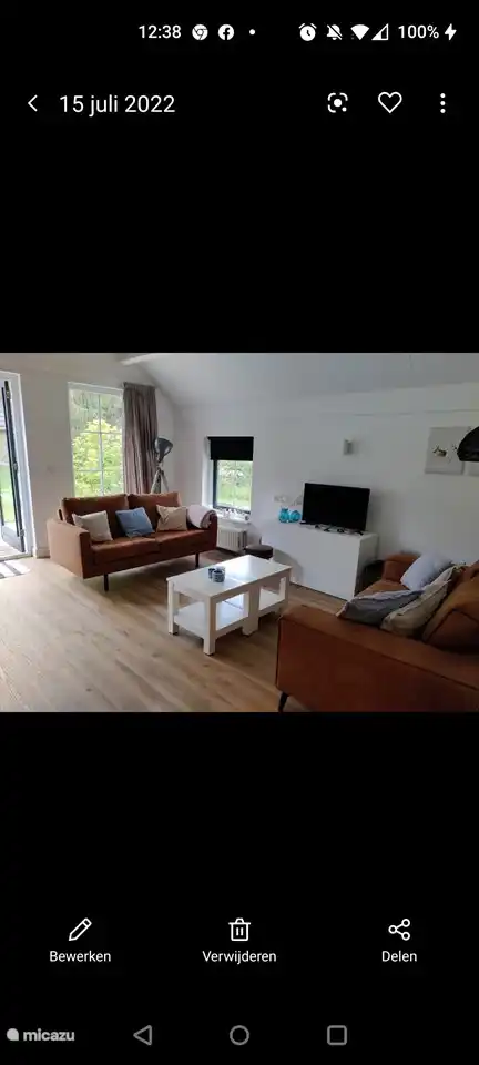 Die Sitzecke des Wohnzimmers