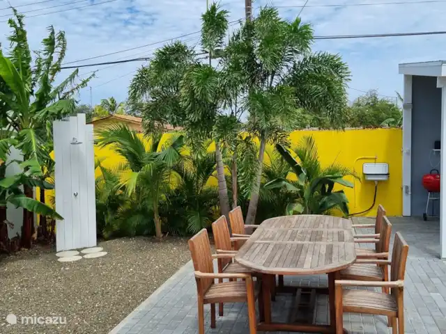 Casa Korsou | Curaçao, Banda Ariba (est), Montan'i Rei - maison de vacances Terrasse arrière-cour