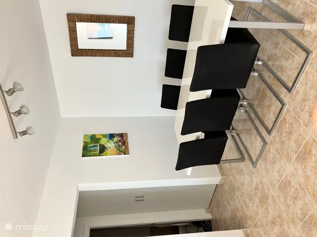 Essbereich im Wohnzimmer