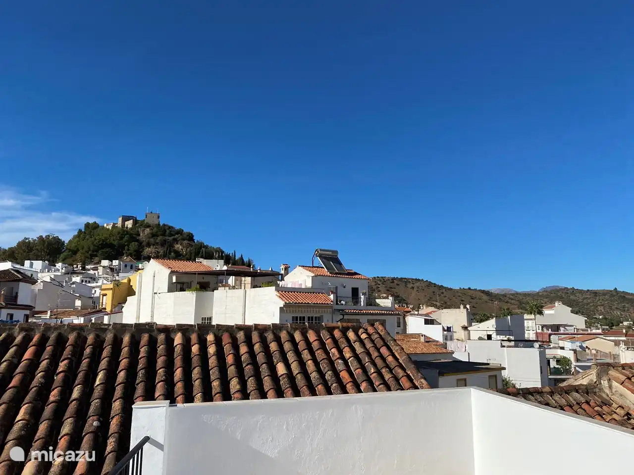 Blick auf die Dachterrasse