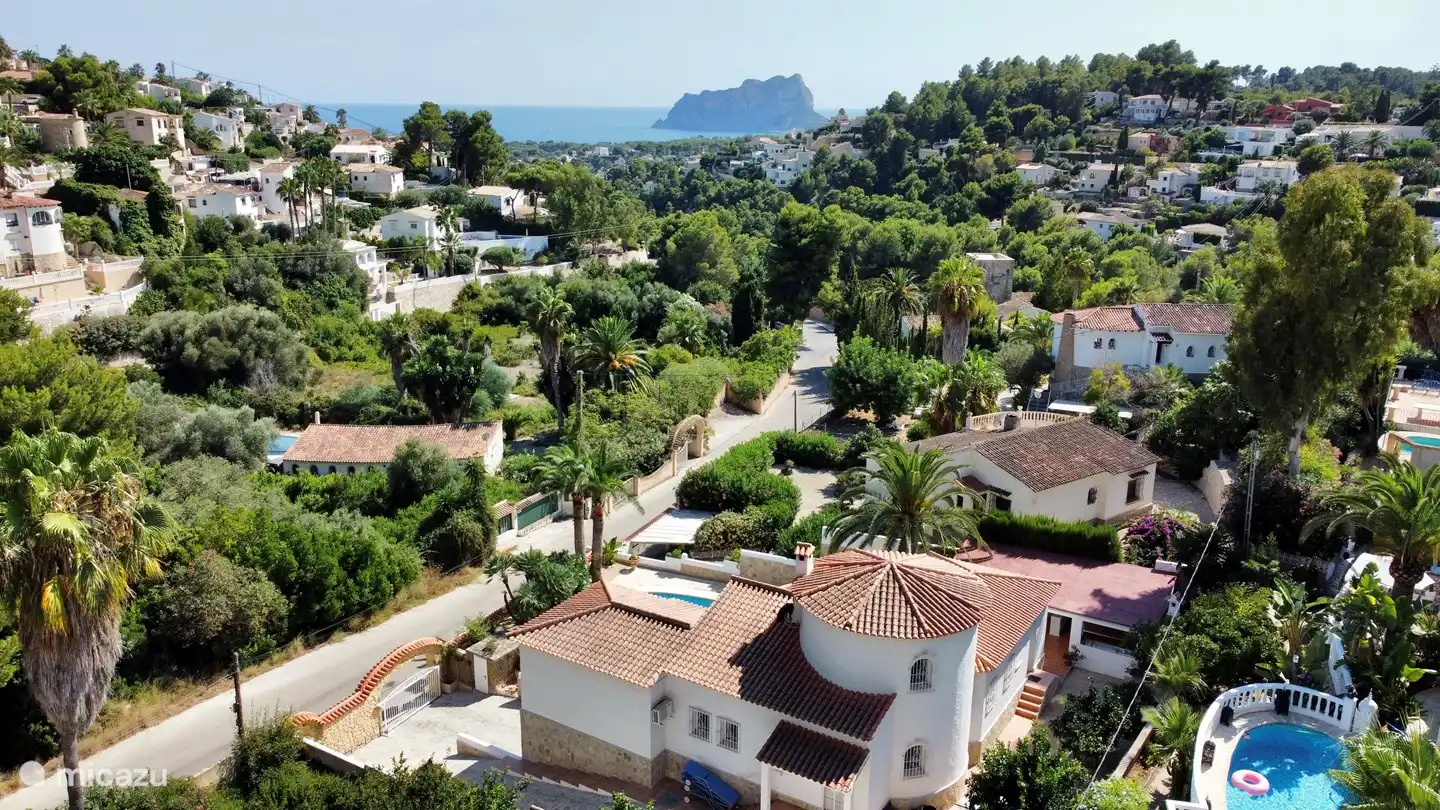 Drohnenfoto Meerblick auf das Meer