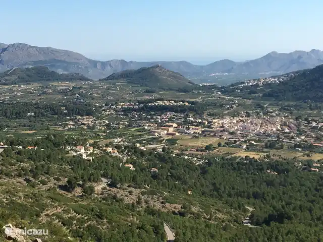 Pokasa huren in Spanje, Costa Blanca, Benissa - appartement Het prachtige en rustige achterland. Prachtig wandel en fietsgebied.