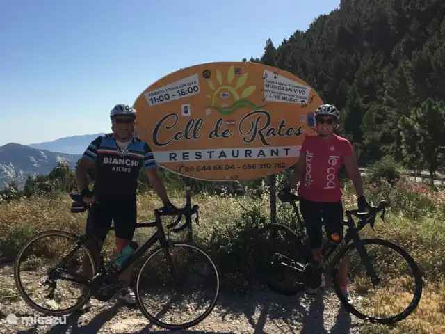 Pokasa huren in Spanje, Costa Blanca, Benissa - appartement Klim naar de Coll de Rates. Bekend en geliefd trainings gebied van de profs in het voorjaar.
