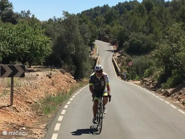 Pokasa huren in Spanje, Costa Blanca, Benissa - appartement Heerlijke rustige wegen om heerlijk te fietsen op je race fiets.