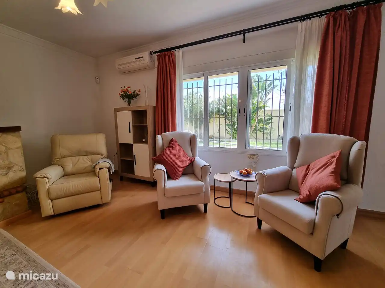 Sitzecke im Wohnzimmer.