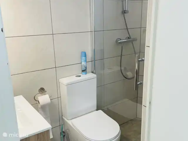 Casa Oliva - Costa Calpe en España, Costa Blanca, Calpe - casa vacacional Baño 1 con ducha, lavabo e inodoro