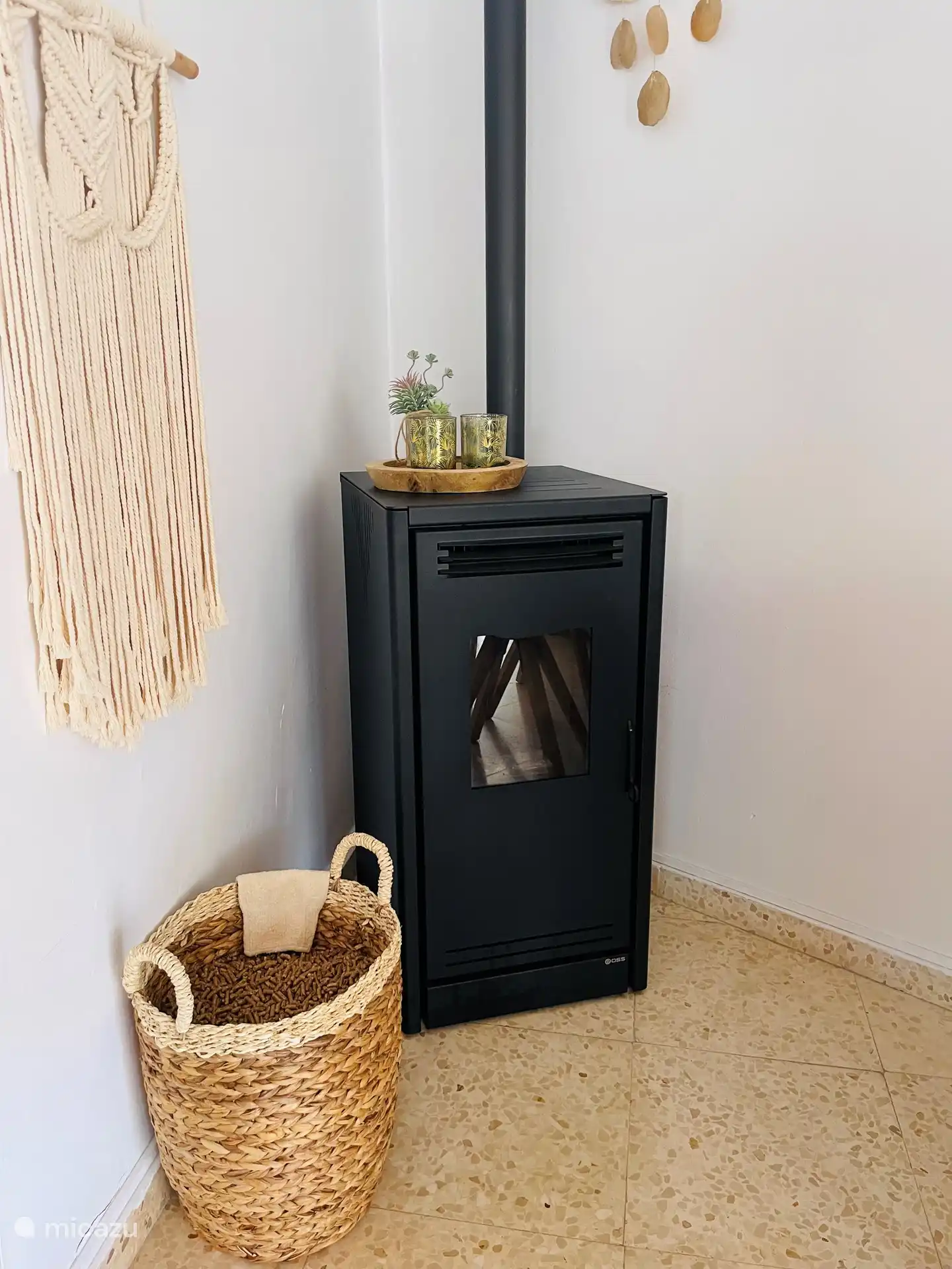 Pellet stove for the winter evenings