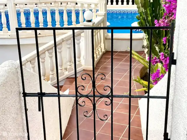 Casa Oliva - Costa Calpe en España, Costa Blanca, Calpe - casa vacacional Puerta con cerradura en la naya