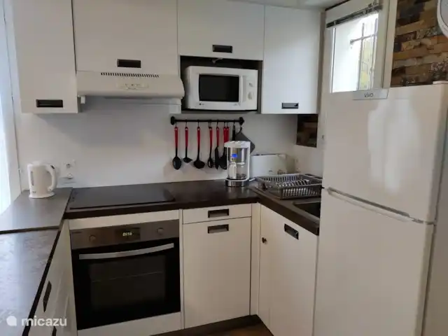 Villa Belle Vue Homps en Francia, Aude, Homps - casa paredada Cocina con lavavajillas