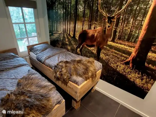 casa vacacional en Países Bajos, Güeldres, Ermelo – Villa Mar veluwe acogedor dormitorio con 2 camas individuales