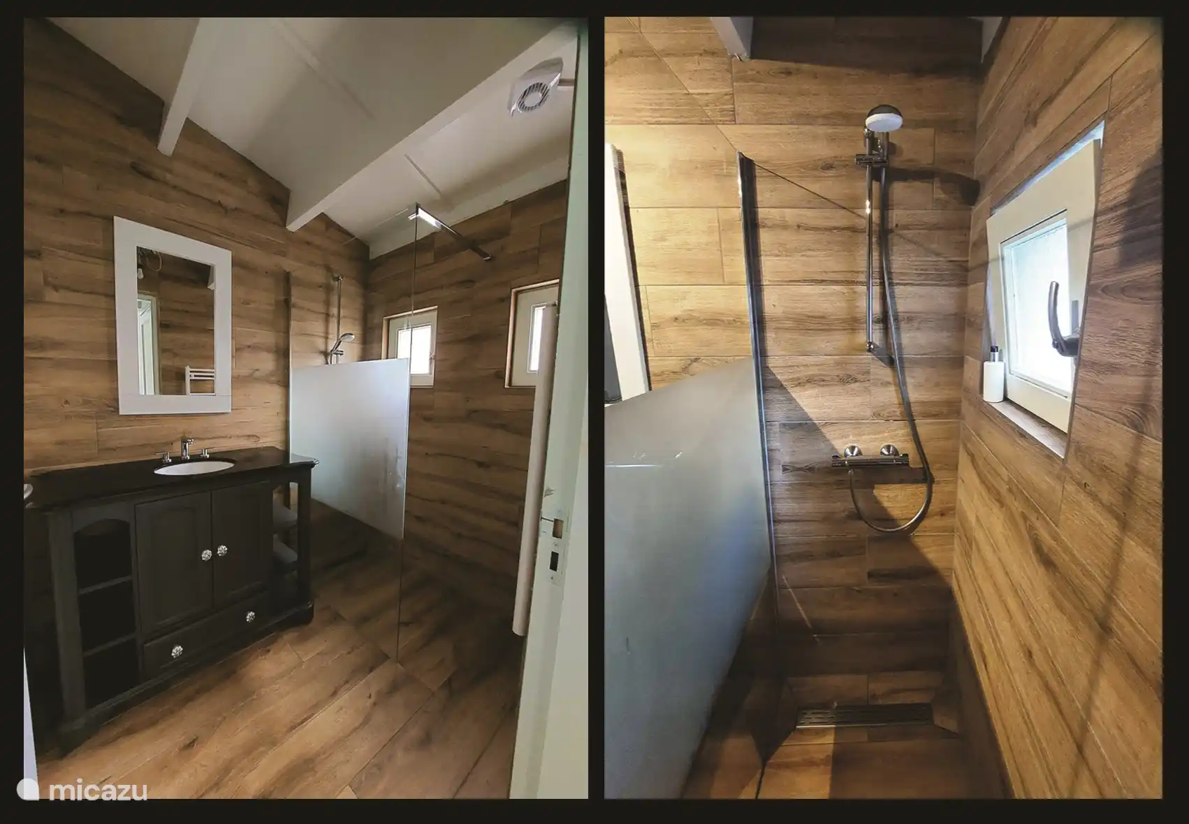 Badezimmer mit ebenerdiger Dusche 