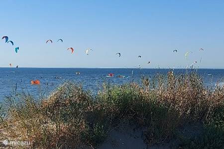 scène de kite surf