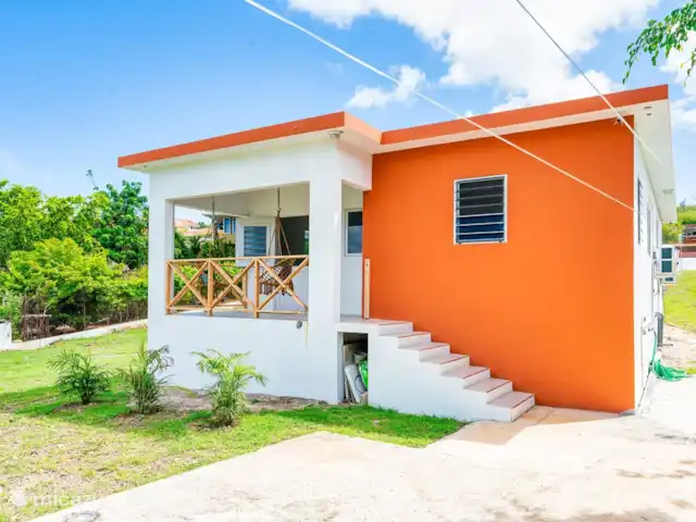 apartamento en Curazao, Banda Arriba (este), Cas Grandi – Apartamento de vacaciones Coral Cactus Vista trasera.