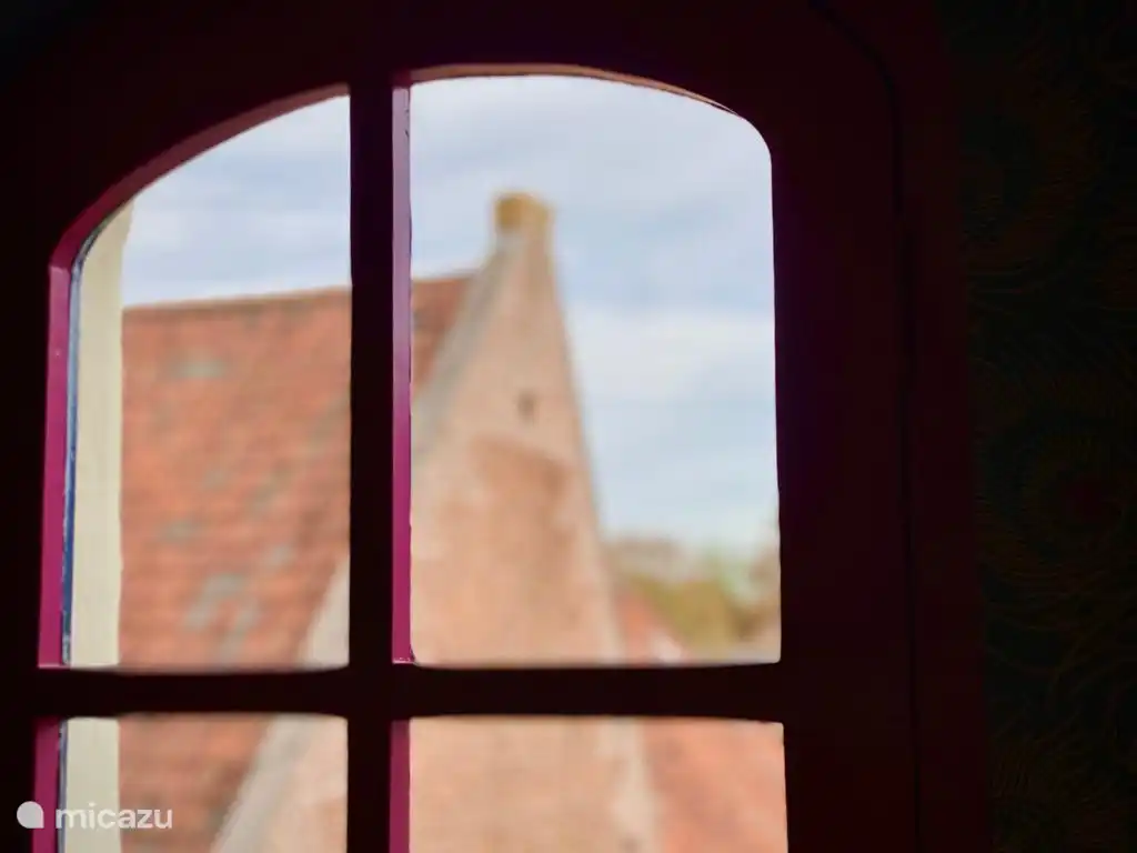 Dieses dritte Schlafzimmer befindet sich ebenfalls unter dem First.