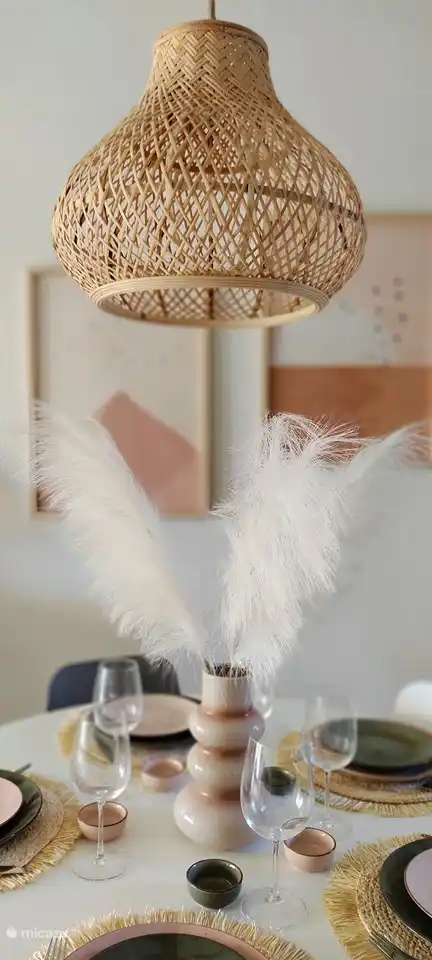 Esstisch im Obergeschoss