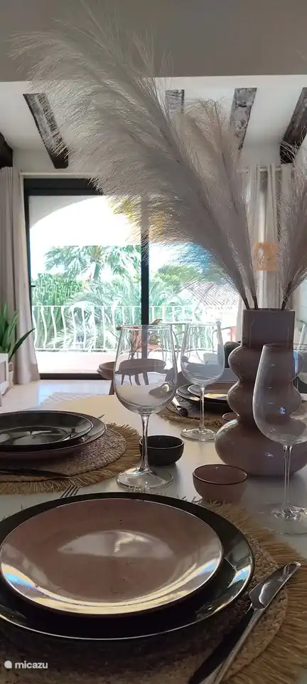 Esstisch im Obergeschoss