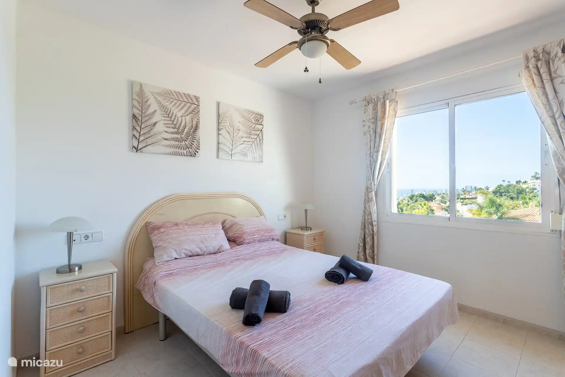 Large bedroom with King size bed